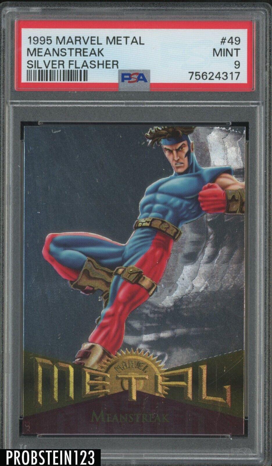 1995 Metal Meanstreak [Silver Flasher] #49 card