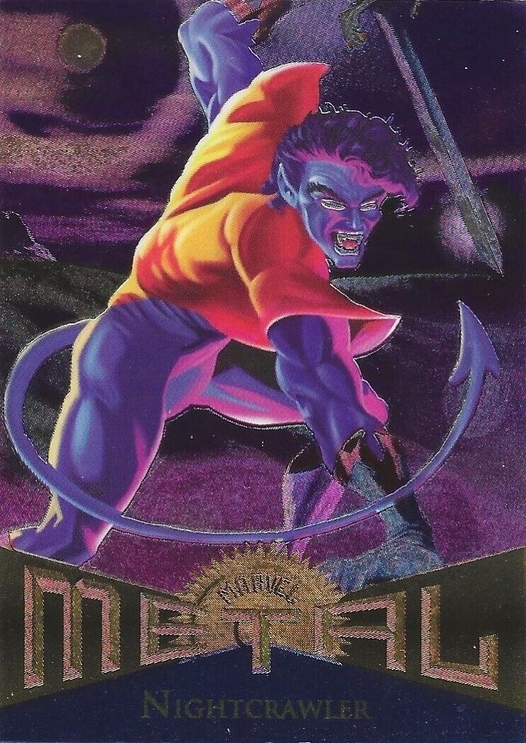 1995 Metal Nightcrawler #108 card