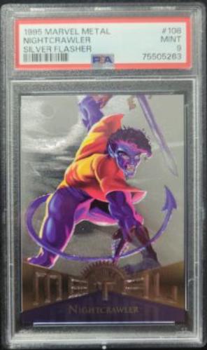 1995 Metal Nightcrawler [Silver Flasher] #108 card