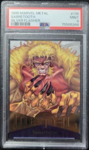 1995 Metal Sabretooth [Silver Flasher] #115 card