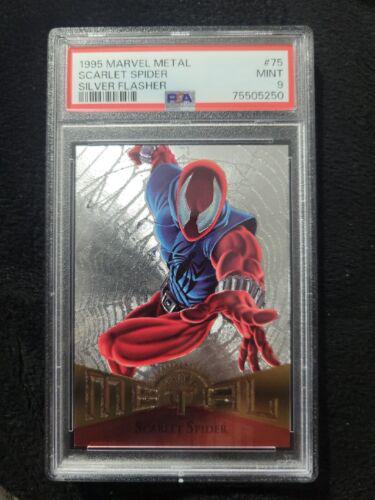 1995 Metal Scarlet Spider [Silver Flasher] #75 card