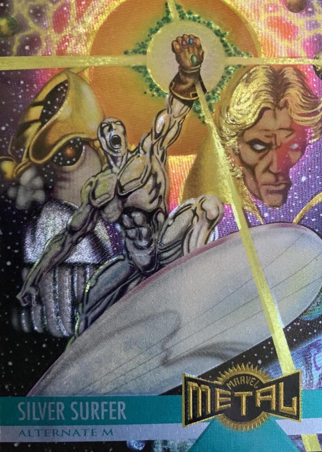 1995 Metal Silver Surfer [Silver Flasher] #133 card