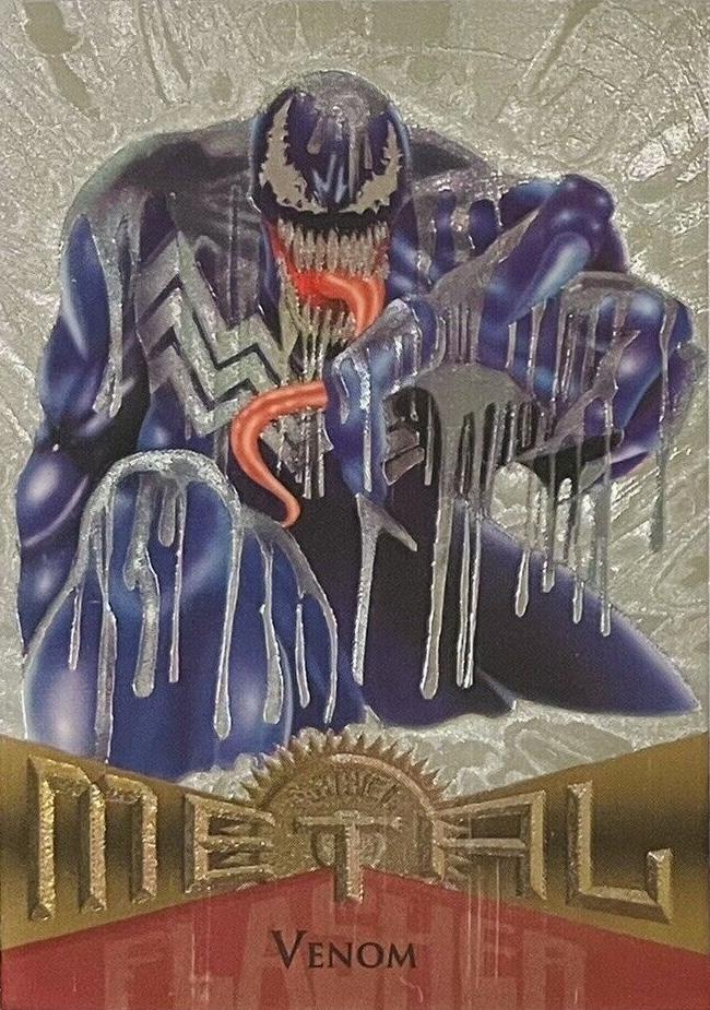 1995 Metal Venom [Silver Flasher] #80 card