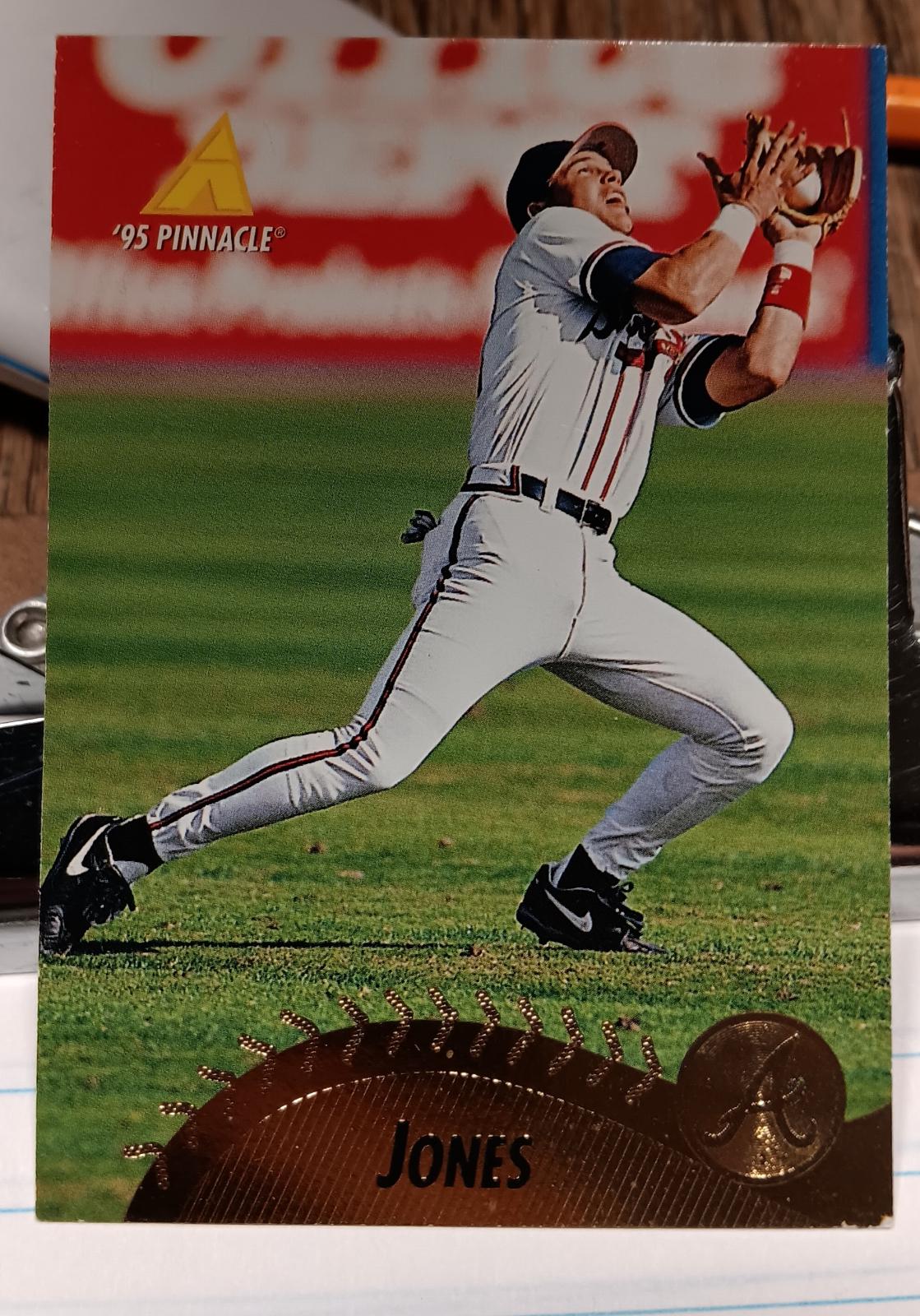 1995 Pinnacle Chipper Jones #111 card