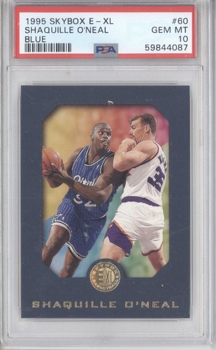 1995 Skybox E-XL Shaquille O'Neal [Blue] #60 card
