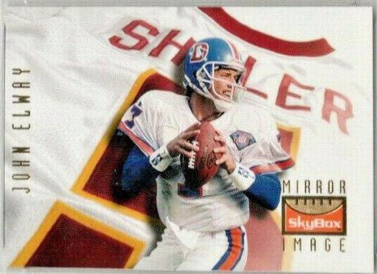 1995 Skybox Premium John Elway, Heath Shuler #154 card
