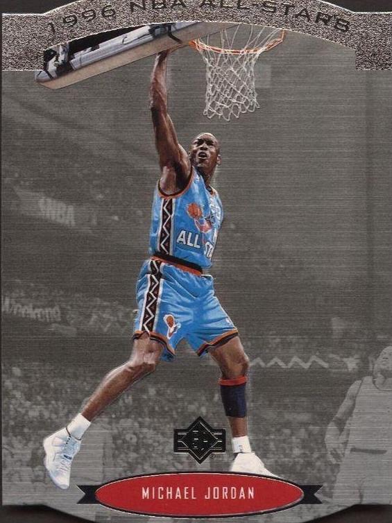 1995 SP All-Stars Michael Jordan [Die Cut] #AS2 card