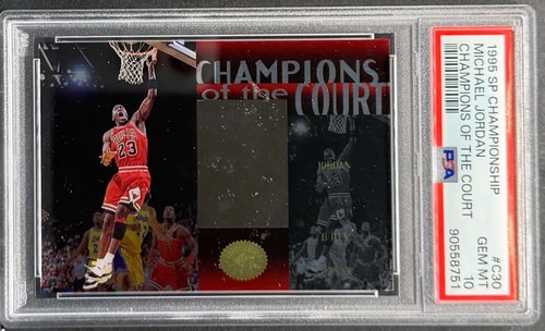 1995 SP Championship Champions of the Court Michael Jordan #C30 card