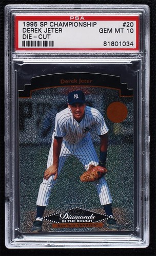 1995 SP Championship Derek Jeter [Die Cut] #20 card