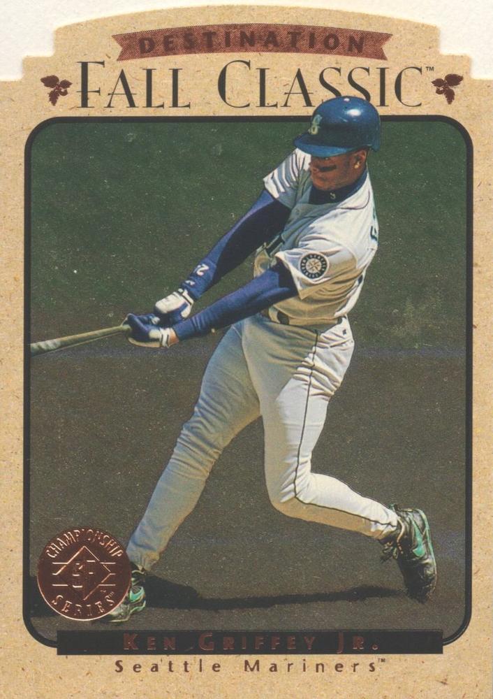 1995 SP Championship Fall Classic Ken Griffey Jr. [Die Cut] #1 card