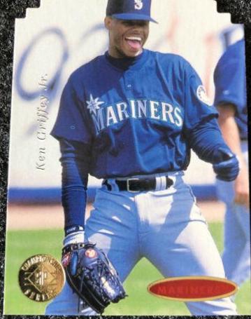 1995 SP Championship Ken Griffey Jr. [Die Cut] #185 card