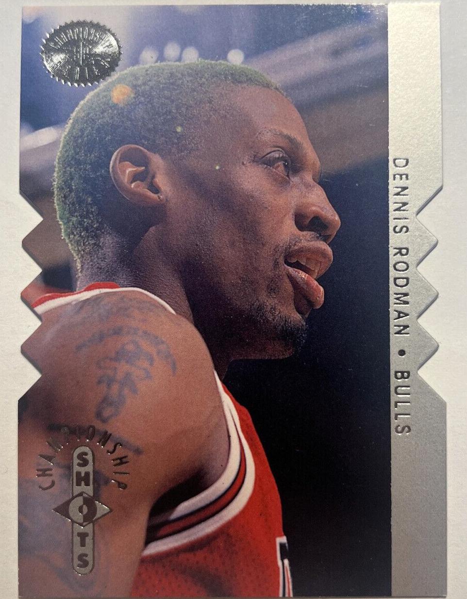 1995 SP Championship Shots Dennis Rodman #S14 card