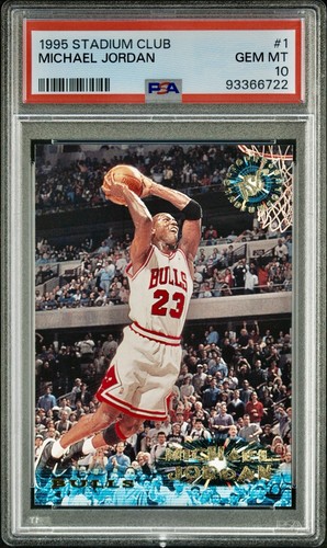 1995 Stadium Club Michael Jordan #1 card