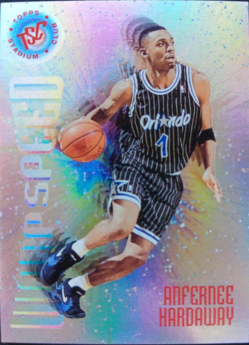 1995 Stadium Club Warp Speed Anfernee Hardaway #WS4 card