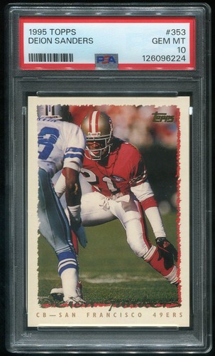 1995 Topps Deion Sanders #353 card
