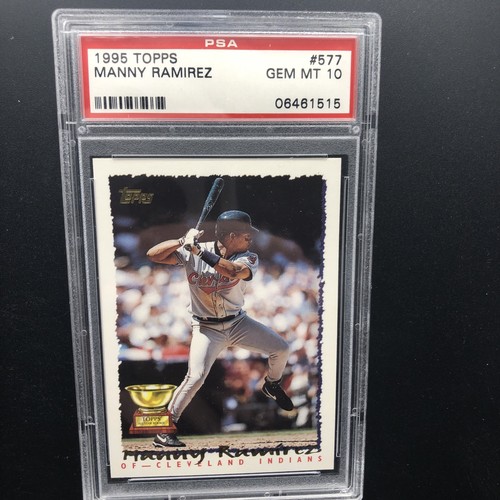 1995 Topps Manny Ramirez #577 card