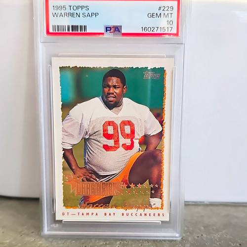 1995 Topps Warren Sapp #229 card