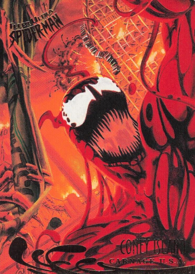 1995 Ultra Spider-Man Coney Island #144 card