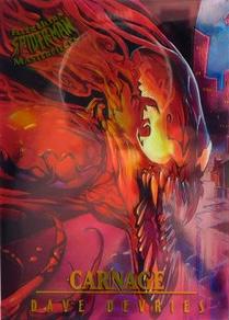 1995 Ultra Spider-Man Masterpieces Carnage #1 card