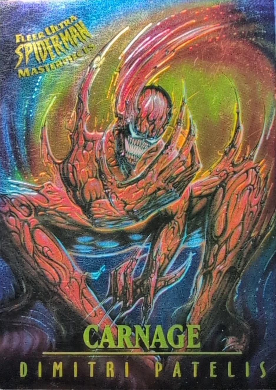 1995 Ultra Spider-Man Masterpieces Carnage #3 card