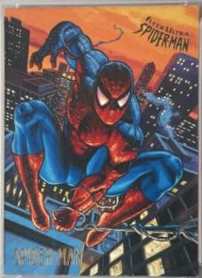1995 Ultra Spider-Man Premier Spider-Man #1 card