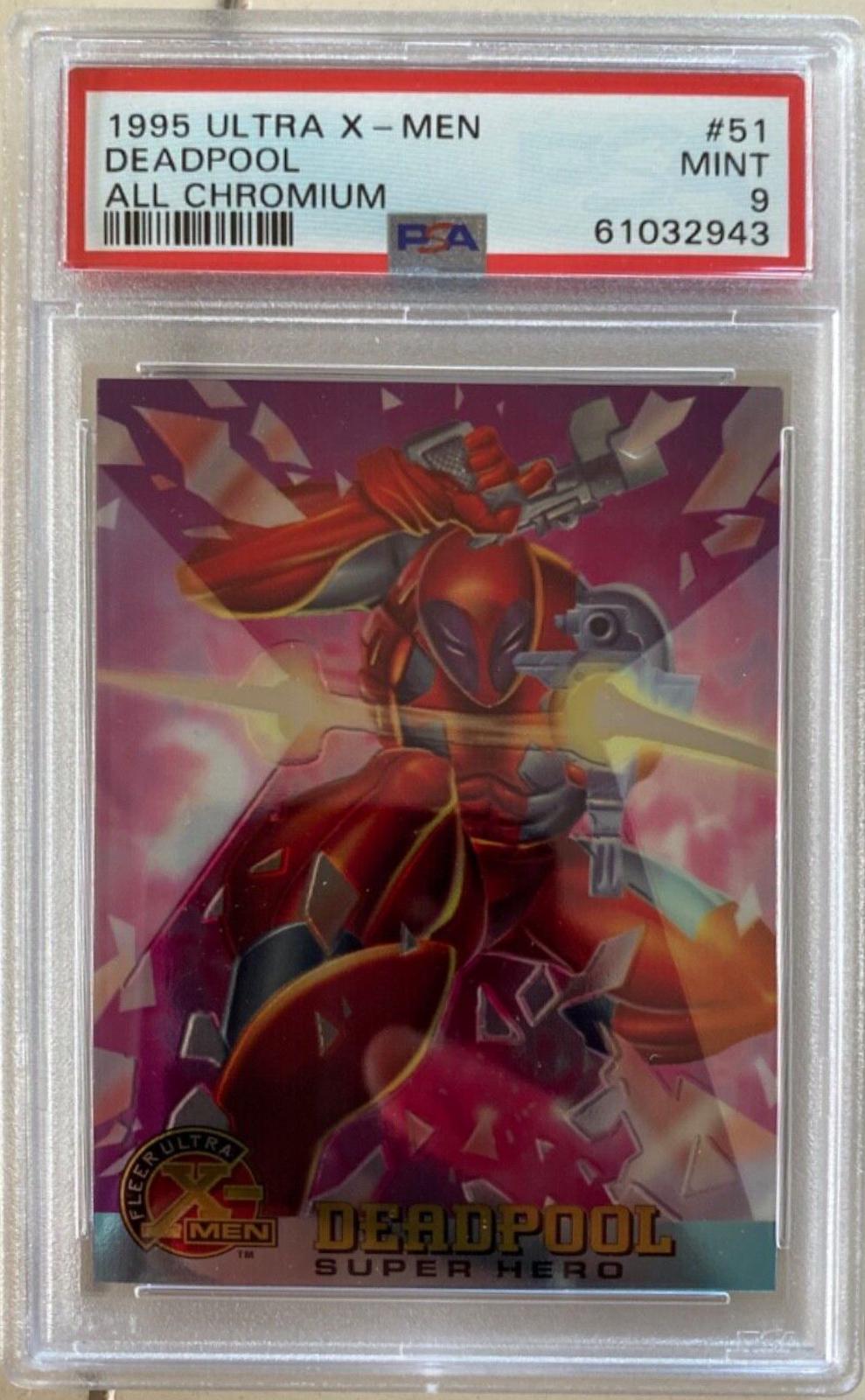 1995 Ultra X-Men All Chromium Deadpool #51 card