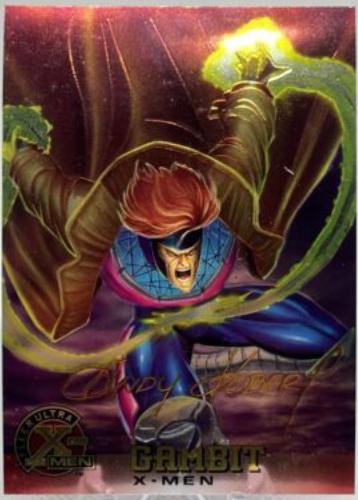 1995 Ultra X-Men All Chromium Gambit [Gold Signature] #6 card
