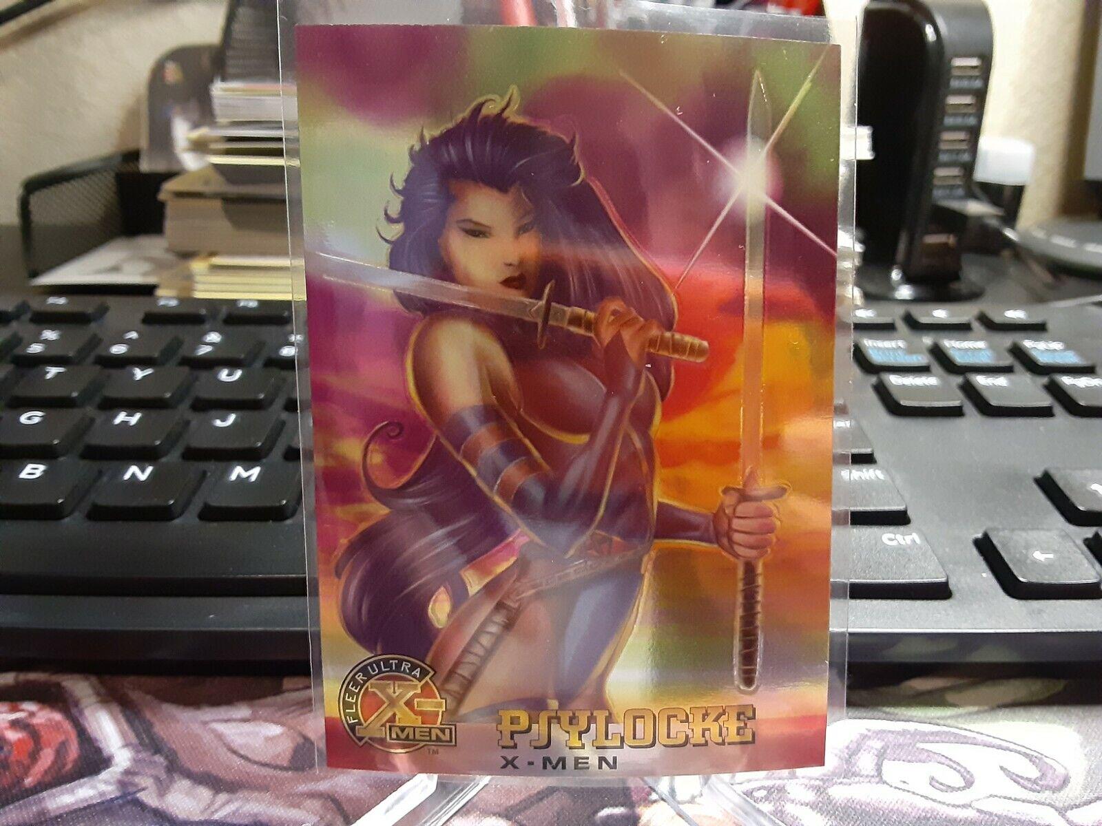 1995 Ultra X-Men All Chromium Psylocke #10 card