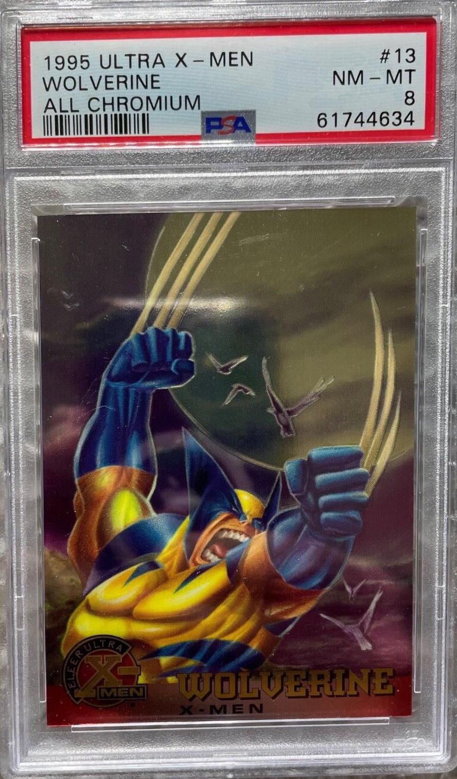1995 Ultra X-Men All Chromium Wolverine #13 card