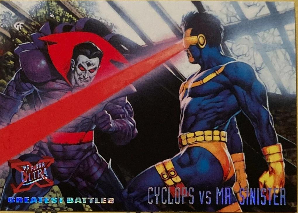 1995 Ultra X-Men Cyclops vs. Mr. Sinister #131 card
