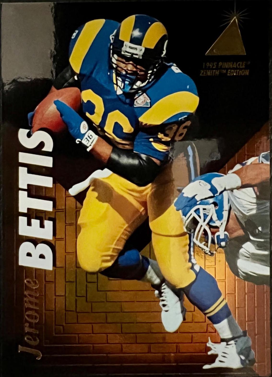 1995 Zenith Jerome Bettis #Z106 card