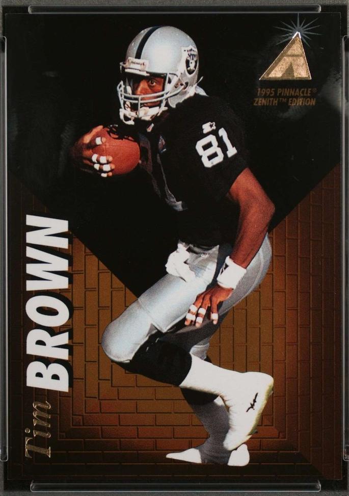 1995 Zenith Tim Brown #Z49 card