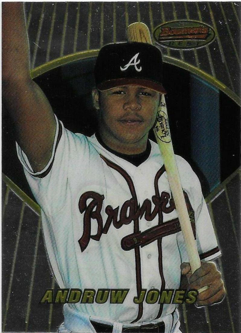 1996 Bowman's Best Andruw Jones #91 card