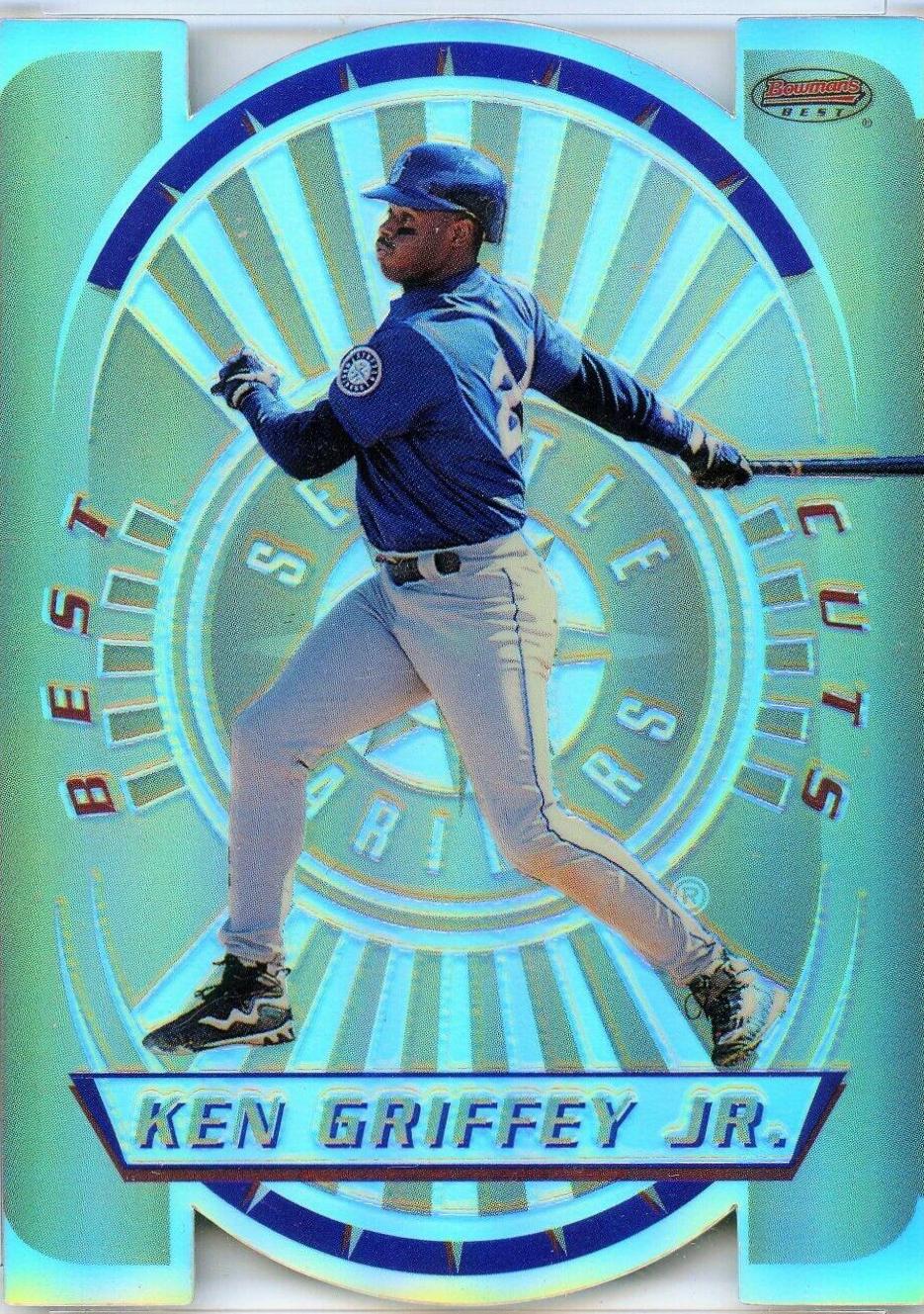 1996 Bowman's Best Cuts Ken Griffey Jr. [Refractor] #1 card