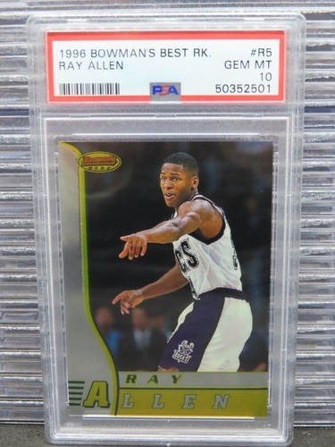1996 Bowman's Best Rookie Ray Allen #R5 card