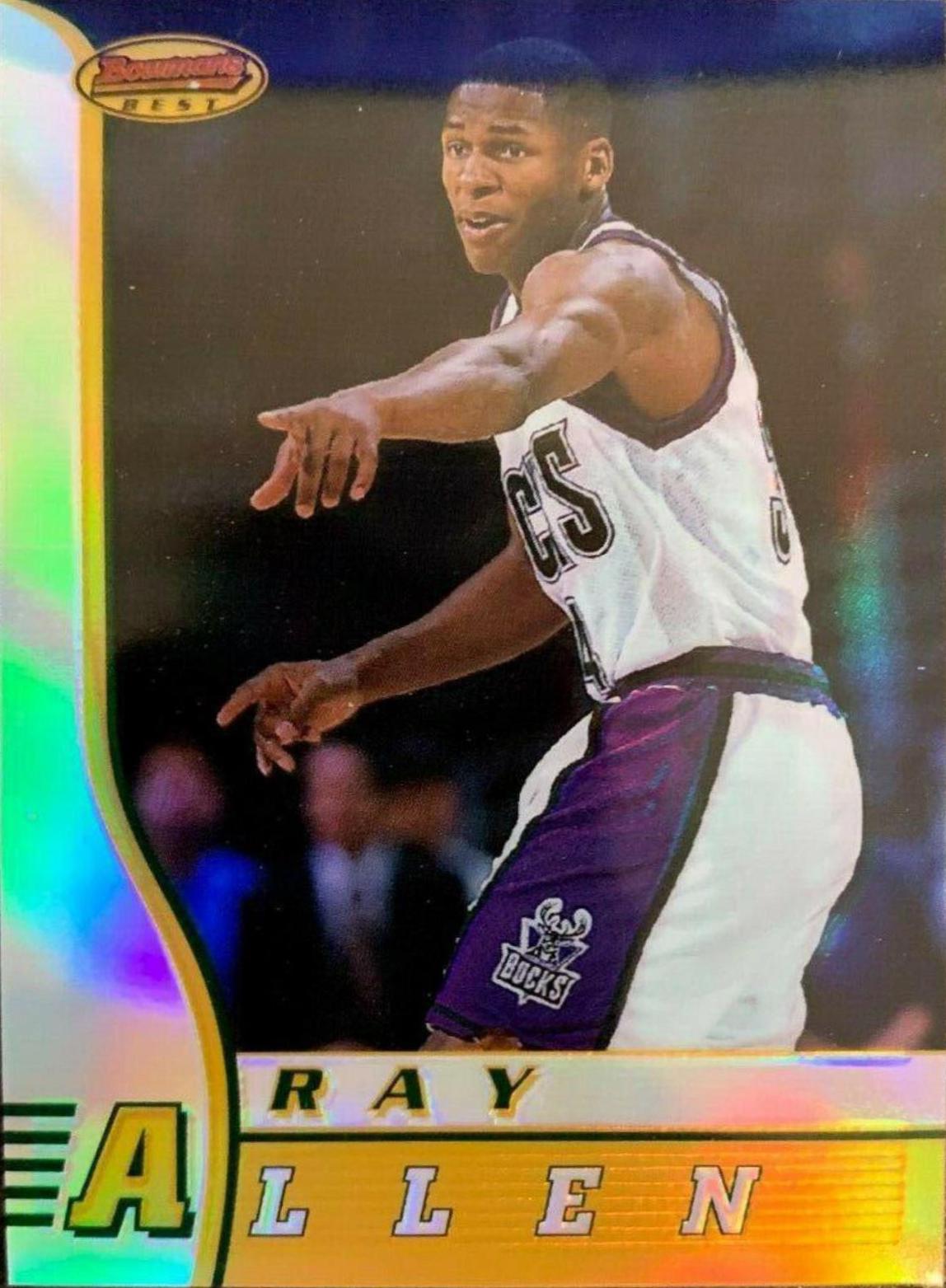 1996 Bowman's Best Rookie Ray Allen [Refractor] #R5 card