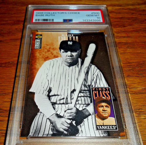 1996 Collector's Choice Babe Ruth #500 card