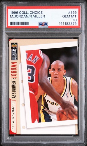 1996 Collector's Choice Reggie Miller #365 card