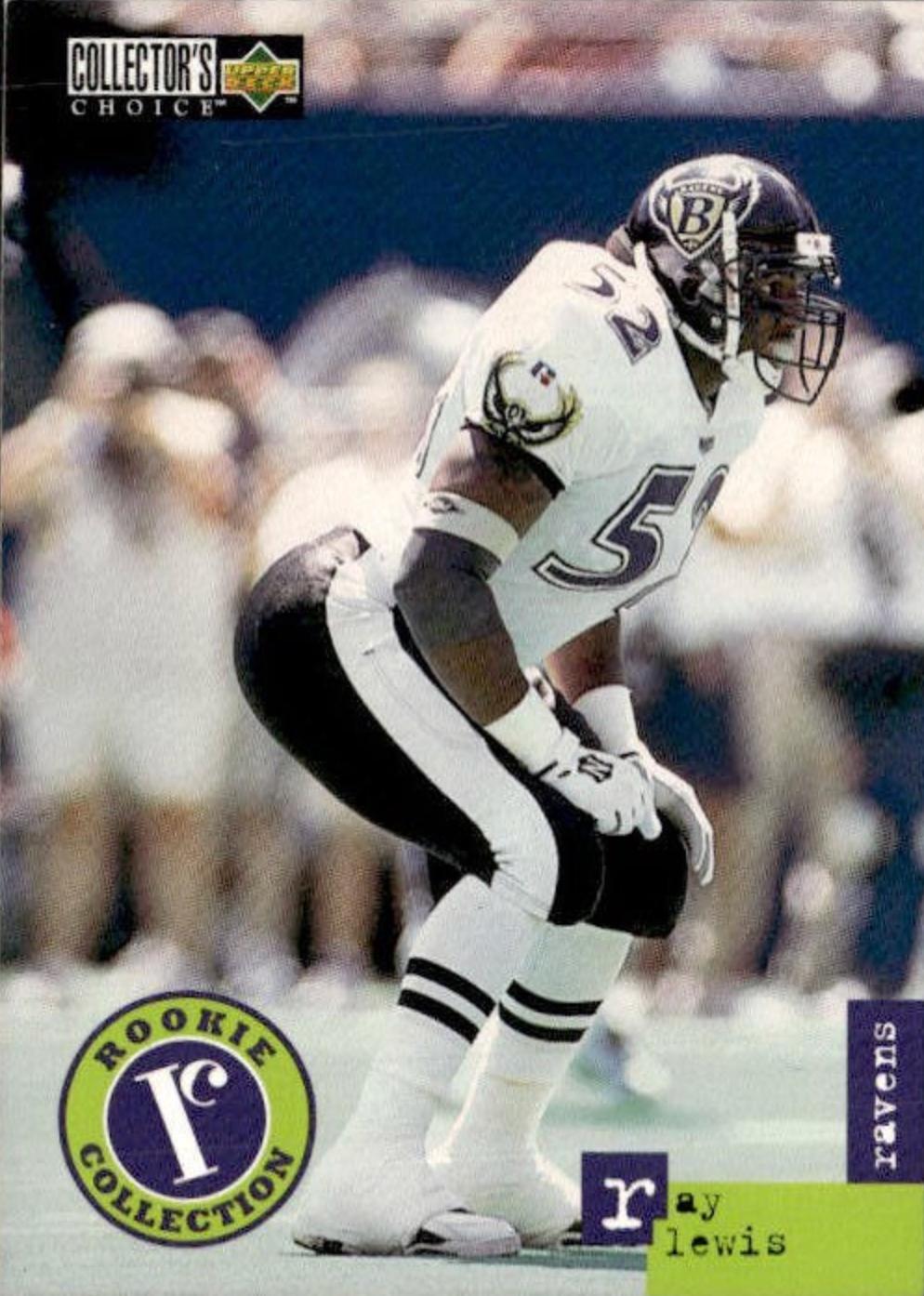 1996 Collector's Choice Update Ray Lewis #U32 card