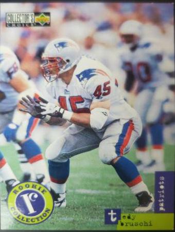 1996 Collector's Choice Update Tedy Bruschi #U43 card