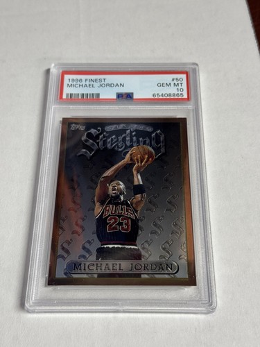 1996 Finest Michael Jordan #50 card