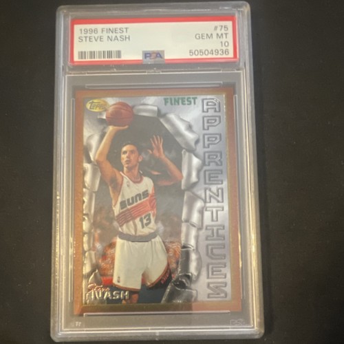 1996 Finest Steve Nash [w Coating] #75 card