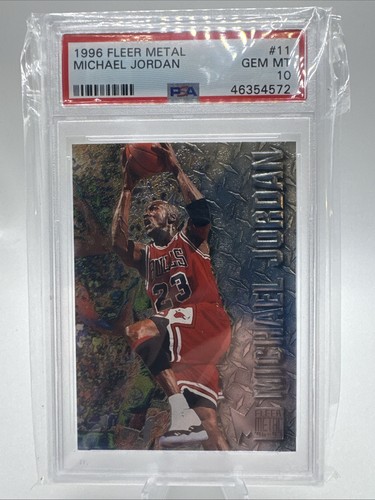 1996 Fleer Metal Michael Jordan #11 card