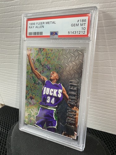 1996 Fleer Metal Ray Allen #186 card