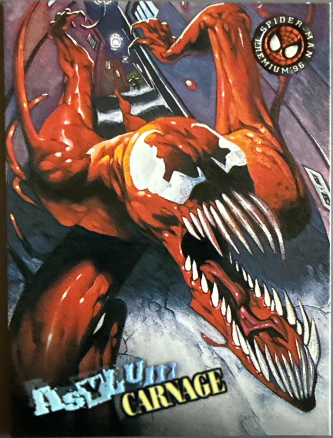 1996 Fleer Spider-Man Premium Carnage #73 card