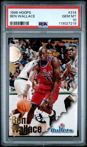 1996 Hoops Ben Wallace #314 card