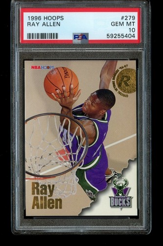 1996 Hoops Ray Allen #279 card