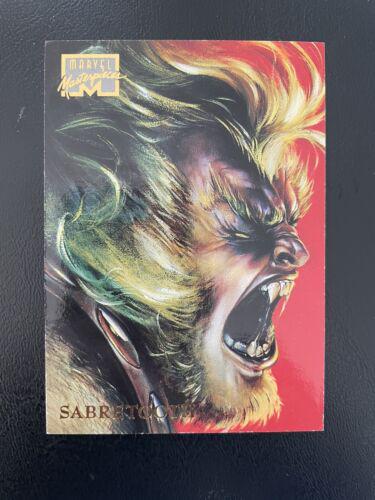 1996 Masterpieces Sabretooth #39 card