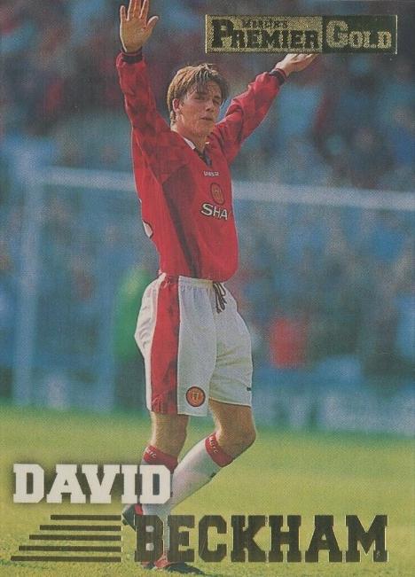 1996 Merlin's Premier Gold David Beckham #92 card
