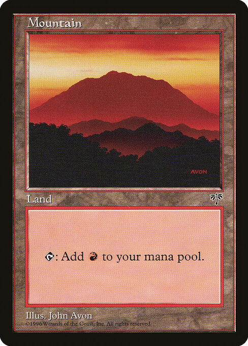 1996 Mirage Mountain #344 card